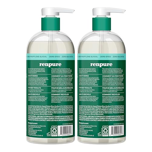 Tea Tree & Mint Body Wash - 24 Fl Oz Each, Pack of 2 - Verde Variation