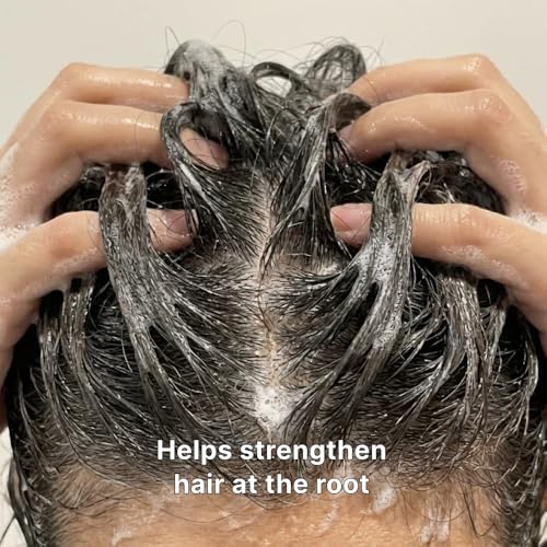 Black Grain Strengthening Shampoo for Thinning Hair 16.9 fl oz - Volumizing & Scalp Care