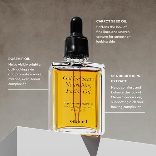 Onekind Golden State Anti-Aging Botanical Face Oil 1oz — Brighten & Hydrate