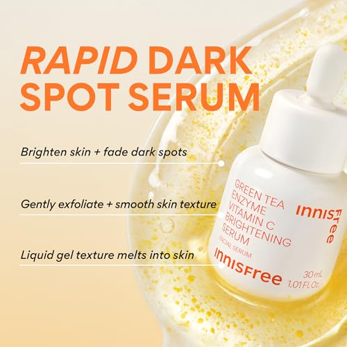 Vitamin C Brightening Face Serum with Green Tea Enzyme 30ml - Radiance & Dark Spot Corrector
