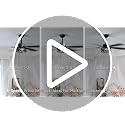 52 Inch Ceiling Fan with Lights and Remote - Dual Finish Blades, Quiet Reversible Motor, Flush Mount for Living Room, Kitchen & Porch
