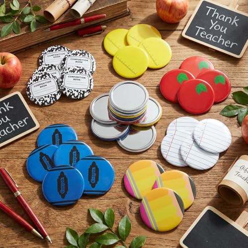Thyle 72 Pcs Colorful Teacher Compact Mirror Gifts Bulk - Back to School