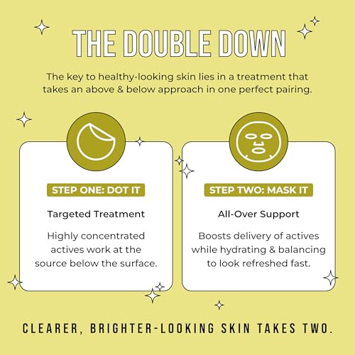 Avatara 2-Step Hydrating & Brightening Sheet Mask Set for Teens - Vegan & Fragrance-Free