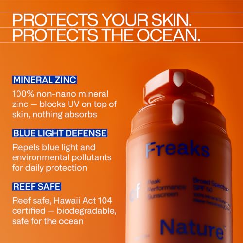 Mineral Sunscreen SPF 50, 1.7oz - Reef-Safe, Broad Spectrum UV Protection, Vegan, Water Resistant