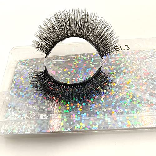 50 Pairs 3D Faux Mink False Eyelashes Bulk Wholesale 16mm Natural Styles with Variation 1 Pair Pack
