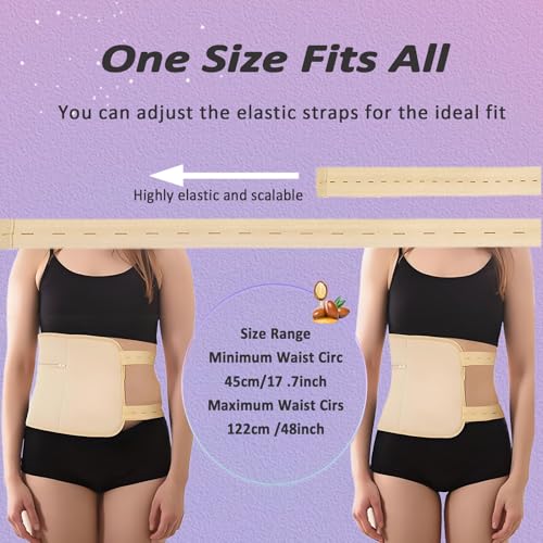 Healo Castor Oil Pack Wrap Castor Oil Pack Wrap Kit - 3.38 Oz with Reusable Wraps - For Stomach, Neck and Entire Body with Adjustable Elastic Straps (Pink 6PCS, 100ML)