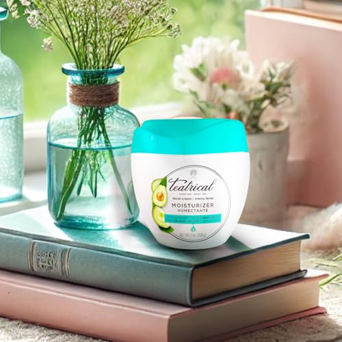 TEATRICAL Face Moisturizer with Avocado & Stem Cells, Moisturizing Face Cream for Women, Hydrating Day Facial Moisturizer, Stem Cell Cream, Skin Care for Face, 7 Oz