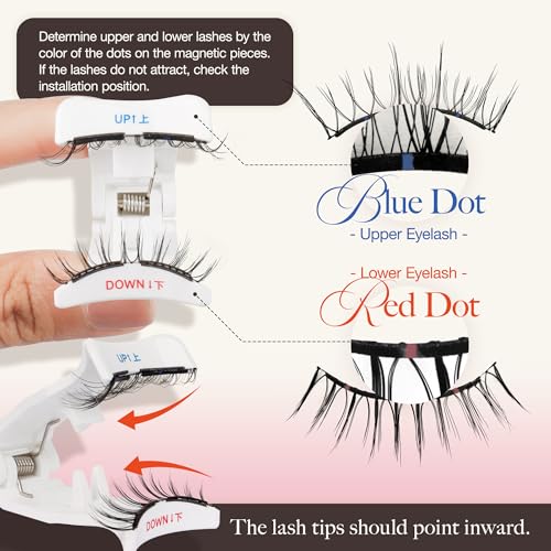 LASHVIEW Aurora Magnetic Eyelashes with Applicator - NEW A02-NEW