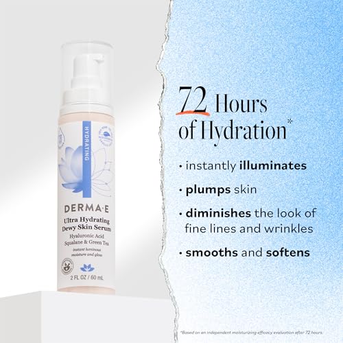 Hydrating Dewy Skin Serum for Face - 2 Fl Oz - Natural Face Treatment - Vegan & Cruelty-Free