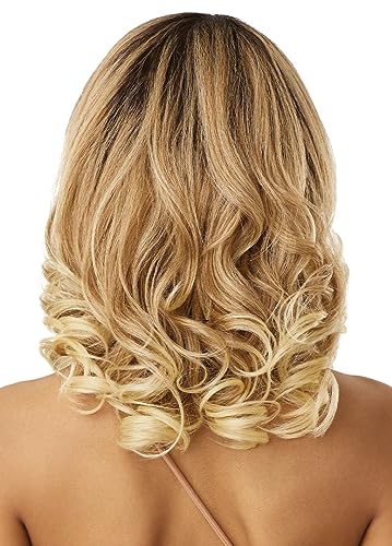 Outre Quick Weave Neesha H307 Half Wig Jet Black - Easy Self-Style Synthetic Hair