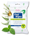 PediFix Tea Tree Ultimates Foot Wipes ? Natural Deodorizing & Cleansing with Tea Tree Oil, Peppermint & Aloe Vera for Odor & Sweat Relief