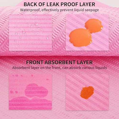 Disposable Nail Practice Mats 490pcs Foldable Waterproof Nail Art Sheets Pink Variation of THIS listing