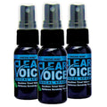 Clear Voice Vocal Throat Spray Mint 1 Fl Oz Pack of 3 - Soothes & Moisturizes Throat