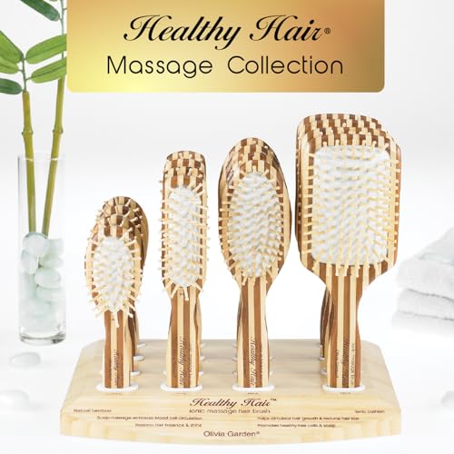 Olivia Garden Healthy Hair Bamboo Ionic Massage Hair Brush