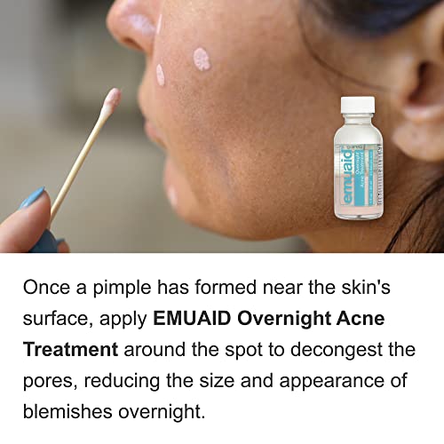 EMUAID Overnight Acne Solution Bundle - EMUAID Overnight Acne Treatment with Therapeutic Moisture Bar