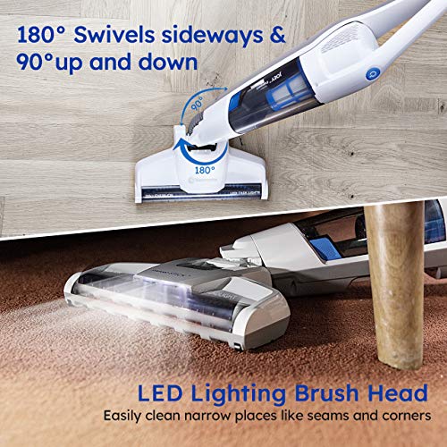 Vacmaster Cordless Handheld & Stick Vacuum Cleaner White 2-in-1 Lightweight
