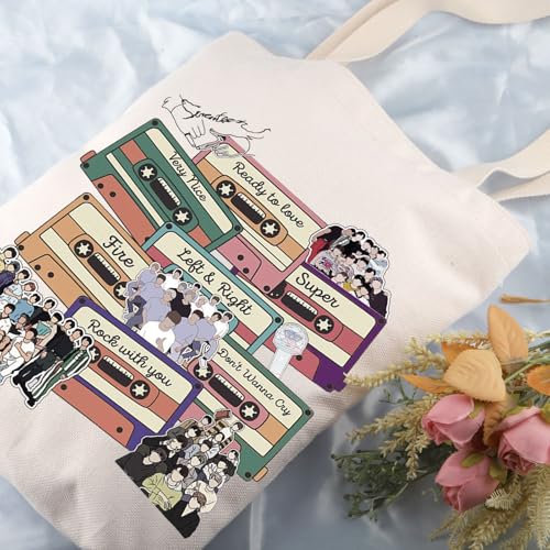 UJIMS 17 Album Tote Bag Korea-Pop Boy Band Fans Gift Korea-Pop Merchandise Korean Music Merch