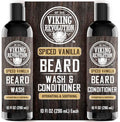 Viking Revolution Beard Wash & Conditioner Set - Spiced Vanilla 10 oz