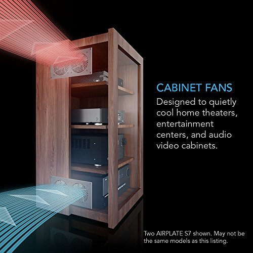 AC Infinity AIRPLATE S7 Quiet Cooling Fan System 12-Inch Pack of 2