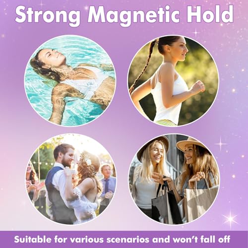 Hunnyfit Magnetic Lashes,Magnetic Eyelashes with Applicator, Magnet Eyelashes Natural Look,Reusable Magnet Lashes No Glue Needed Soft Lashes Kit(Natural+Natural)