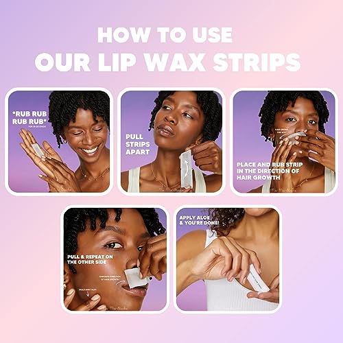 No Mo-Stache Portable Lip Wax Kit 24 ct (2 Pack Bundle)