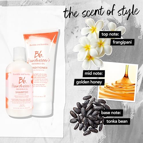 Bumble and Bumble Hydrating Hair Shampoo & Conditioner Set - Frizz Control, Softening, Color Safe - 8.5 Fl Oz + 6.7 Fl Oz
