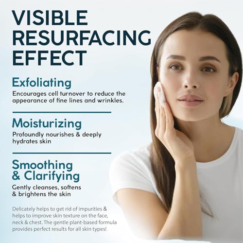 NUVADERMIS 35% Glycolic Acid Peel Pads ? Exfoliating Facial Resurfacing for Blackheads, Dark Spots, and Acne ? Safe for Sensitive Skin ? 60 Double-Sided Pads - 2 Pack