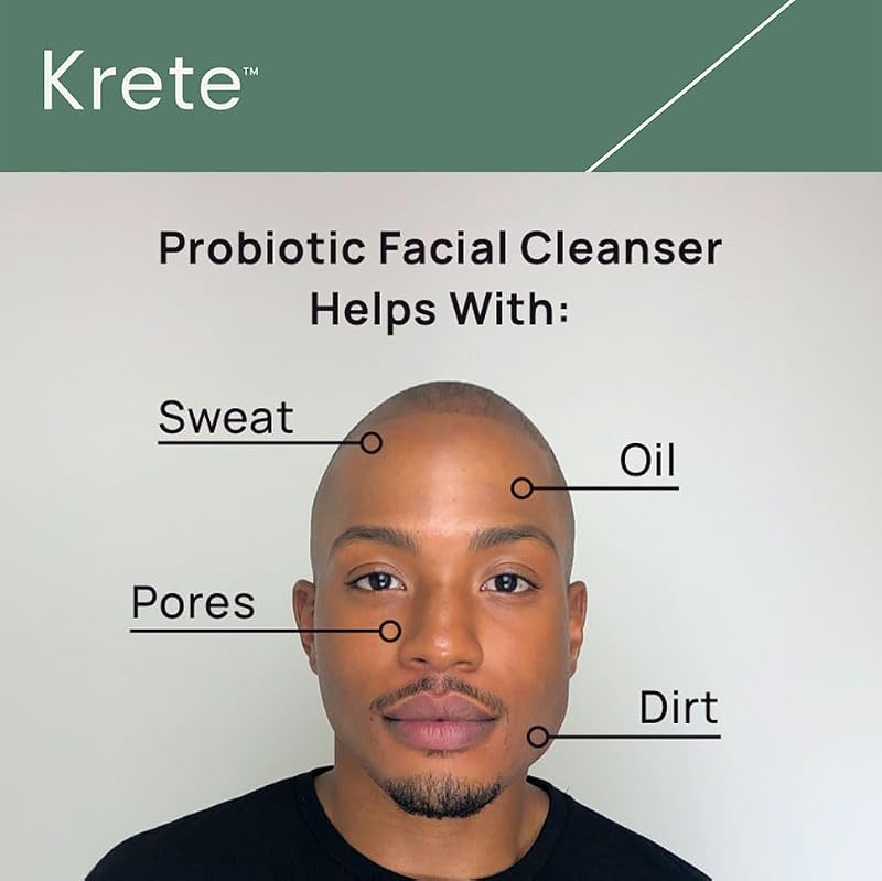 Probiotic Facial Cleanser - 30-Second Routine for Glowing Skin - 8 Oz - Suitable for All Skin Types