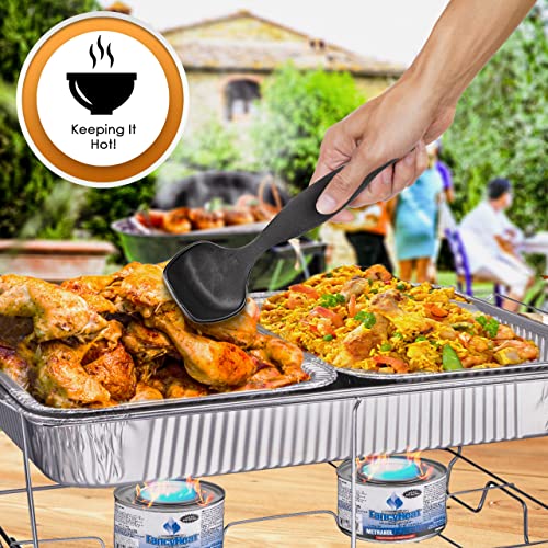 Disposable Full Size Chafing Dish Buffet Set for Catering & Parties - 33 Pcs
