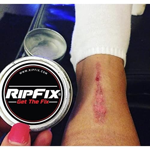 RipFix Hand Repair Balm for Dry Cracked Hands, Hand Salve for Gymnastics and Rock Climbers, Rip Fix Climbing Salve for Men and Women, Premium Gymnast Balm for Hardworking Hands, 6 Travel 0.3 oz Tins