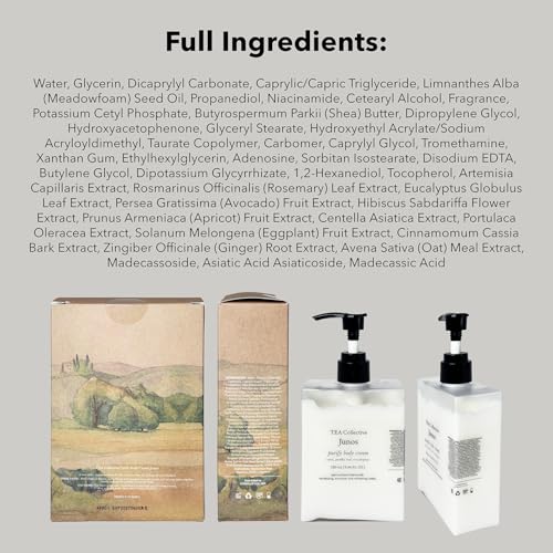 Herbal Moisturizing Body Cream with Yuzu & Eucalyptus - 9.46 Fl Oz