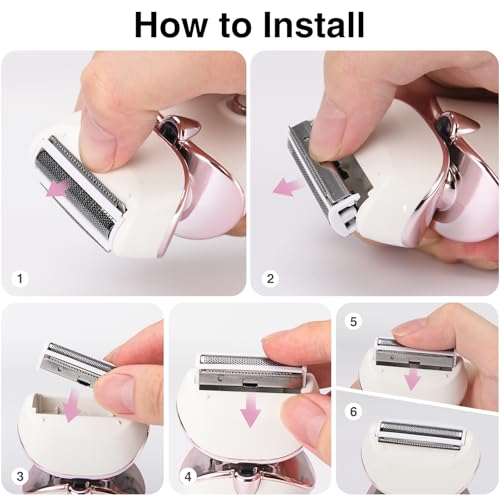Blades for PRITECH Electric Lady Shaver LD-8001
