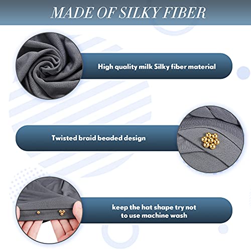 Classic Satinior 9 Pcs Head Turbans for Women Chemo Headbands Hair Wraps