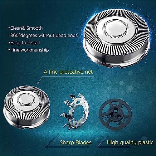 Replacement Heads for Philips Norelco Shaver Series 7000 & 5000 - SH71