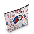 WZMPA Theater Musical Makeup Case Musical Quote Gift One More Day Before The Storm Zipper Pouch Bag Drama Merchandise (24601)