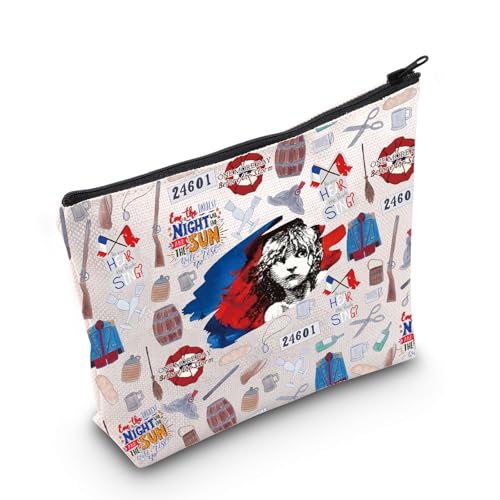 WZMPA Theater Musical Makeup Case Musical Quote Gift One More Day Before The Storm Zipper Pouch Bag Drama Merchandise (24601)