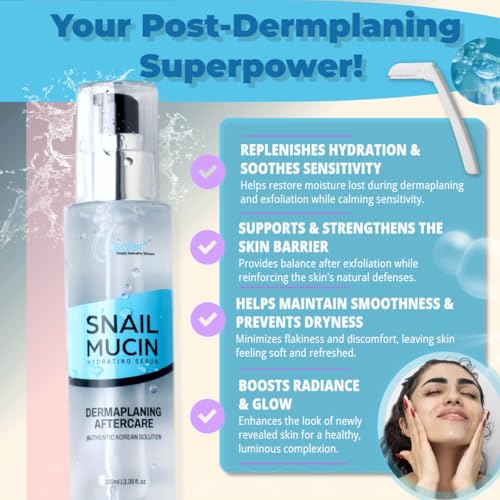Dermaplaning Oil & Dermaplane Serum Bundle ? Ultra-Glide Pre-Shave Oil & Hydrating Post-Shave Serum for Smooth, Radiant Skin