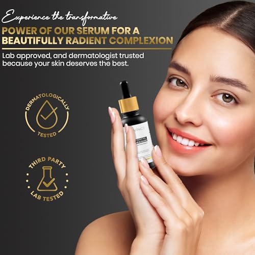 Hydrating Repair & Glow Face Serum with 10% Niacinamide + 5% Vitamin C (MAP), 1.5% HA & Glutathione ? Brightening & Dark Spot Corrector ? targets hyperpigmentation ? Antioxidant-Rich ? 30ml