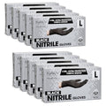 Black Disposable Nitrile Gloves Large Pack of 1000 - Chemical & Food Safe