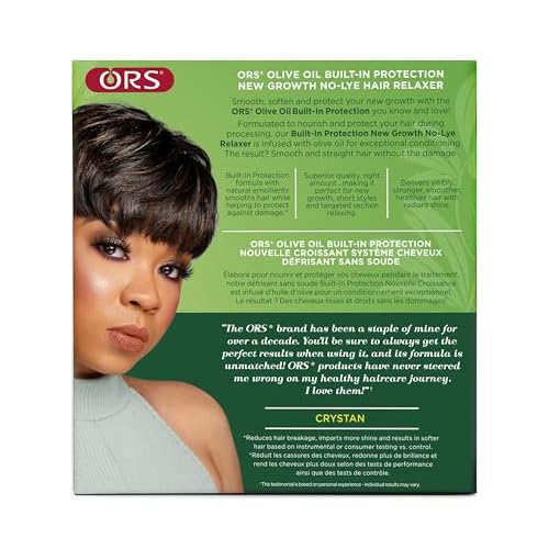 ORS Olive Oil Build-In Protection New Growth No-Lye Hair Relaxer - Extra Strength (1)