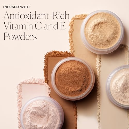 Laura Mercier Translucent Loose Setting Powder, 24HR Shine Control, Soft Matte Finish, Infused with Vitamins C+ E, Long-Lasting Wear, Normal to Oily Skin, 4 Shades for Virtually All Skin Tones