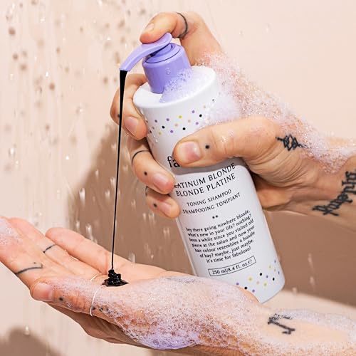 8.4 Fl Oz EVO Fabuloso Platinum Purple Toning Shampoo for Blonde & Grey Hair - Neutralizes Brass, Revives & Cleanses - Variation of THIS listing