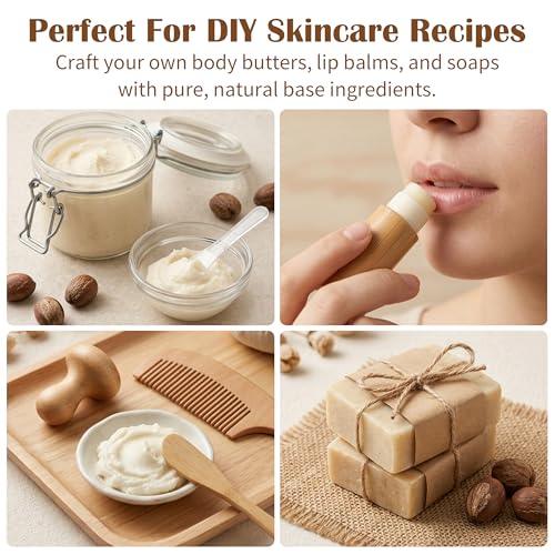 Raw Shea Butter 32 Oz - Unrefined African Grade A Ivory Natural Skin & Hair Care