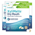 OraCoat XyliMelts Dry Mouth Relief Discs 40 Count Pack of 4 - Mild Mint, Sugar-Free & Long-Lasting