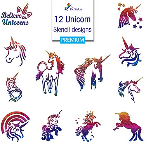 Premium Glitter Tattoo Stencil Set - 146 Designs for Face Body Art Kids & Adults