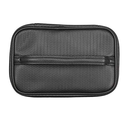 Conair Travel Makeup Bag, Large Toiletry and Cosmetic Bag, Perfect Size for Use At Home or Travel, Five Piece Train Case Set in Black
