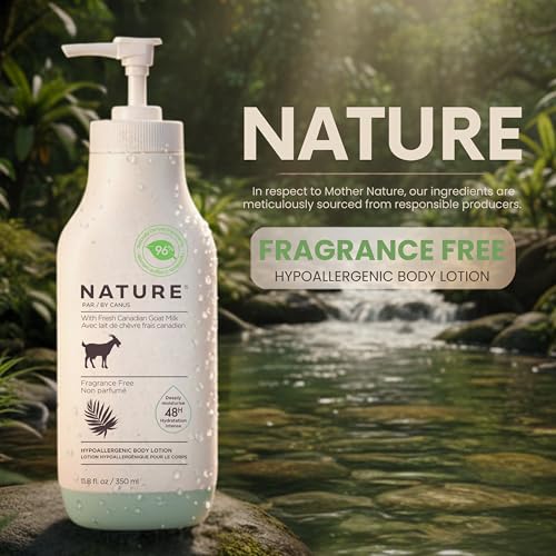 Nature Fragrance-Free Goat Milk Body Lotion for Sensitive Skin 11.8 oz