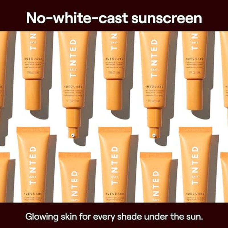 Live Tinted Hueguard¢ç Mini 3-in-1 Mineral Sunscreen, Moisturizer, & Primer for Face and Body - Hydrate and Protect the Skin Year Round - SPF 30 to Protect Against UVA/UVB Rays, 0.5 Fl Oz