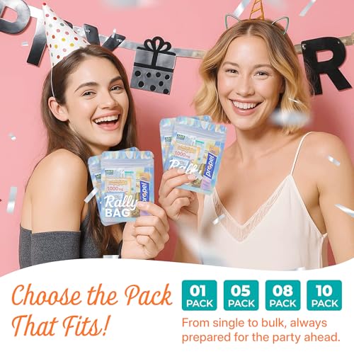 Real Vitamins 10 Pack Hangover Recovery Kits - Party Favors for Bachelorette, Weddings & Celebrations