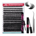 Star-Shaped Glueless Lashes Clusters for Halloween False Eyelashes Natural Look No Glue Needed